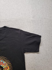 Karani Art Men T Shirt S Black Graphic Print Crew Neck Short Sleeve Comfort Wear