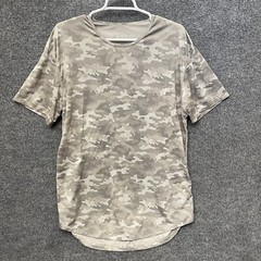 BYLT Premium Basics Drop-Cut Shirt Men’s S/S Camouflage Size L Gray