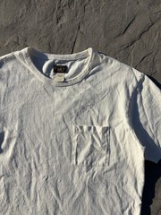 RRL Ralph Lauren Pocket T Shirt Mens Medium Made In USA White Double RL