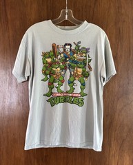 Y2K TMNT Casey Jones w Group Graphic Distressed Men’s M
