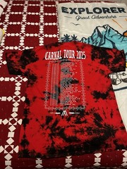 Nothing More Carnal Tour Tie-Dye T-Shirt L Knives In The Back Metalcore 2025