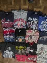 Bundle of 20 Sports Tees Vintage 80s 90s 00s and Modern Mixed Lot Mix Sizes