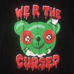 Zombie Teddy Bear Halloween Shirt Large Black Goth Short Sleeve Adult Unisex