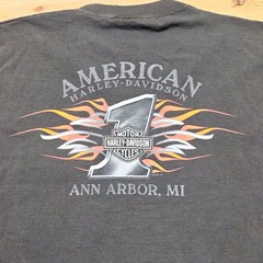 Vintage Y2K Harley-Davidson Ann Arbor Michigan Biker Pocket Muscle Shirt USA 2X