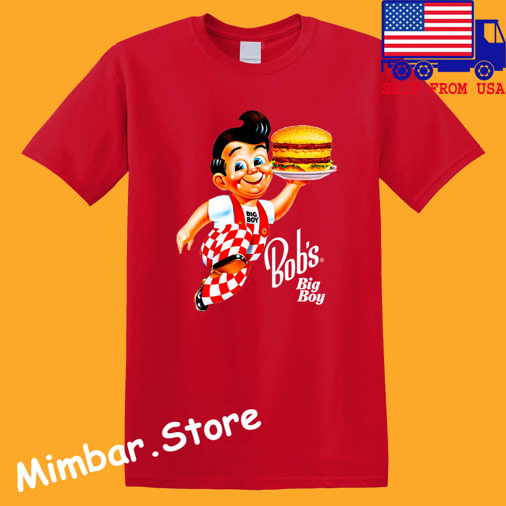 Bob’s Big Boy Burger Men’s Red Size S-5XL