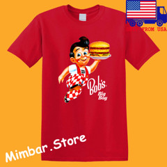 Bob’s Big Boy Burger Men’s Red Size S-5XL