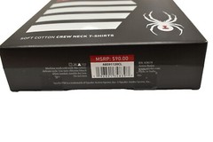$90 NEW BOX OF 5 SPYDER CREW NECK MULTI COLOR T SHIRTS MEDIUM SIZE 100% COTTON