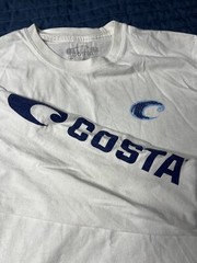 Costa Del Mar Shirt Men’s Med White Long Sleeve Since 1983 See What’s Out There