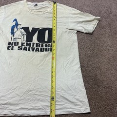 Vintage No Entrego El Salvador Political Shirt 1990’s Salvadoran Propaganda RARE