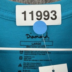 Diamond Supply Co Parfum T-Shirt Graphic Tee Men’s Large Teal Blue NWT 11993