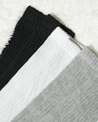 3 PCS Slouchy Socks For Women Long Knee Thigh High Boot Retro Thick Sock Set