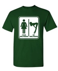 YOUR GIRLFRIEND vs MY GIRLFRIEND – Unisex Cotton T-Shirt Tee Shirt