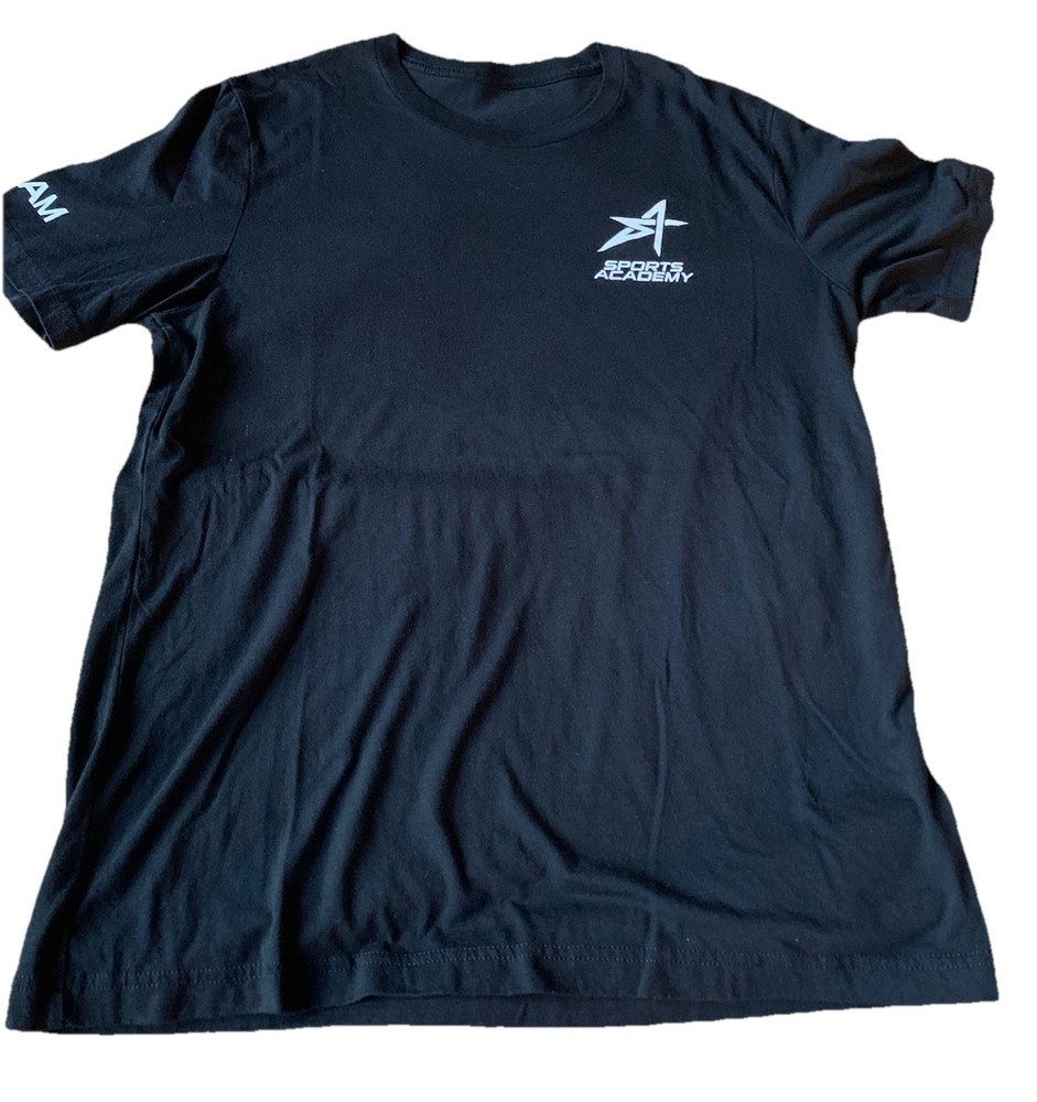 Sports Academy Black G-Shirt Size L