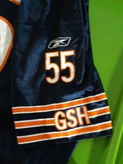 Reebok Chicago Bears Jersey Mens XXL Navy Blue Excellent Lance Briggs 55 NFL