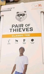 Pair of Thieves. 2 Pack White Classic Tee Men’s Undershirt Size XL