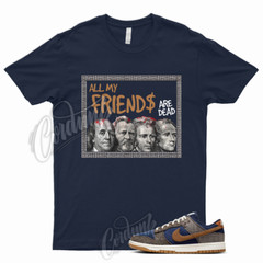 PREZ T Shirt for Dunk Low Tweed Corduroy Midnight Navy Ale Baroque Brown Tartan