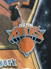 Vintage 1999 Pro Player NBA Finals NY Knicks San Antonio Spurs Tee Sz. 2X Black