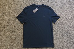 $69 New Michael Kors Men’s Cotton Blend Crew Neck Tee T-Shirt – MEDIUM – Black