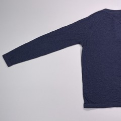 Faherty Shirt Mens Medium Blue Cloud Cotton Long Sleeve Henley Soft Stretch