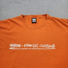Marithe Francois Girbaud T Shirt Mens XXL 2XL Orange Hip Hop Skater Y2K Spots
