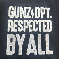 Gunzinii Mens Gunz DPT Respected By All Crew Neck T-Shirt Large Sold Out!!