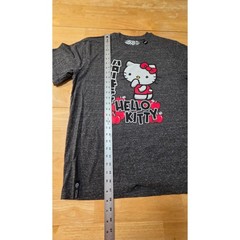 LRG Hello Kitty Apple Graphic Tee Gray Marled Sanrio Kawaii Shirt New Medium