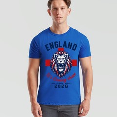 England White Unisex Football T Shirt 2026 Soccer Fan Mens Womens Tee