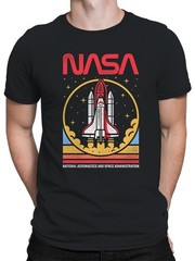 Officially Licensed NASA Space Shuttle Launch Graphic Men’s T-shirt