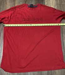VTG Adidas Long Sleeve T Shirt Mens XL Three Stripe Sleeve Spell Out Thailand