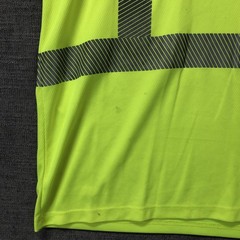 Carhartt Shirt Mens LT Yellow Hi Vis Reflective Pocket Safety Workwear Tee
