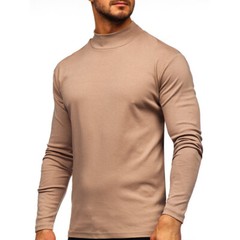 Zonbailon men’s t-shirt with thickened warm long sleeve breathable bottomed