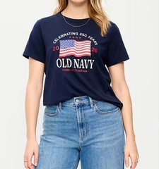 OLD NAVY US Flag 2026 RED, NAVY, etc 250th Anniversary T-SHIRT