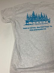 Camp Wildlife Mens shirt Large gray