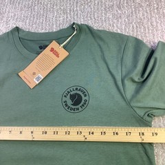 Fjallraven Mens 1960 Logo T-Shirt Patina Green Organic Cotton Size S NWT
