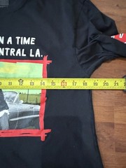 Boyz N The Hood Long Sleeve Crop Top T-Shirt Unisex Size L Long Sleeve Black