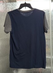 Men’s Blue And Gray Tshirt 18” P2P 25” Length Fade On Front See Pic Small