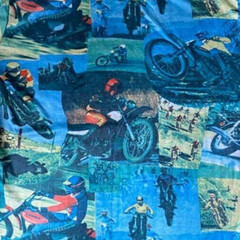 Screen Accurate FIGHT CLUB MOTOCROSS T-shirt Tyler Durden size XL Mens fashion