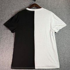 Mens Streetwear Tee | Split Design World Tour Graphic T Shirt | Large
