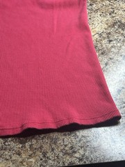 Vintage Men’s Black V Neck Tank Top Red Tank Top Large International Male