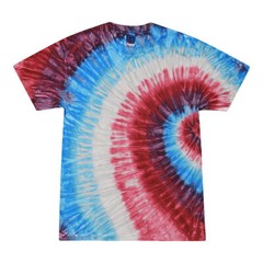 Tie Dye T-Shirts Multi-Color Adult Size 2XL XXL Cotton Colortone
