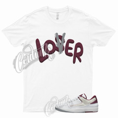 LO T Shirt to 2 Low Cherrywood Red Light Steel Grey Bordeaux Maroon Dunk 1