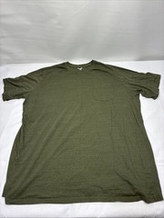 KingSize Shrink-Less Lightweight Longer-Length Crewneck Pocket T-Shirt