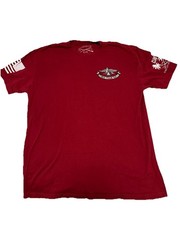 Men’s Grunt Style Elf Team Six Maroon Red Short Sleeve Graphic T Shirt XLarge