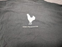 The Peasants T-Shirt Vintage Black Size Medium Indie Rock Boston Band Tee