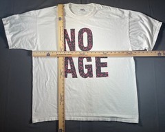 No Age Shirt Adult 2XL The Smell Los Angeles Band Tee Pink Floral Pattern