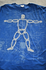 Mythbusters T-Shirt Men’s Sz L All Over Print Discovery Channel 2011 Tee