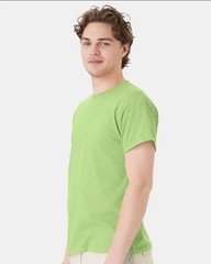Hanes 5170 5XL EcoSmart Crewneck Short Sleeve Tee Pit to Pit 31″ Unisex Lime