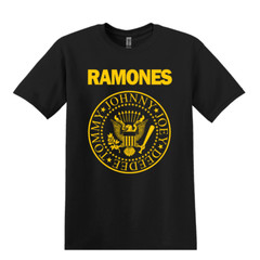 RAMONES Punk Rock Band T-Shirt Black S-3XL