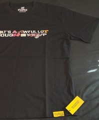 That’s A Awful Lot Of Cough Syrup Logo Graphic Print Crew Neck T-Shirt Black L