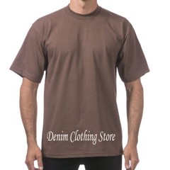 1 NEW PRO CLUB MEN’S BLANK HEAVY WEIGHT CREW NECK SHORT SLEEVE T-SHIRT S – 10XL